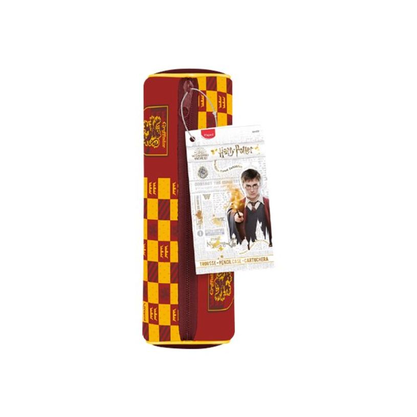 3154149348022-Maped Harry Potter - Trousse ronde "Teens" - 1 compartiment - rouge-P_400008426_1-0