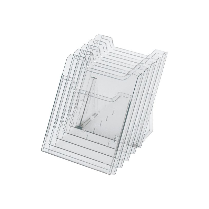 9002493103085-Exacompta - Présentoir 5 compartiments - A4 vertical - cristal-P_400008534_1-0