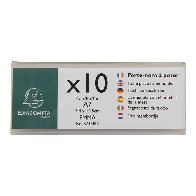 9002493109445-Exacompta - 10 Porte-noms double face - pour 105 x 40 mm-P_400008543_1-0