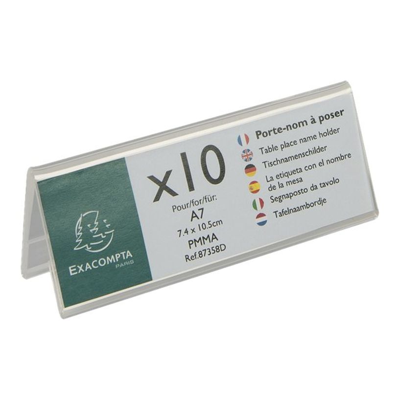9002493109445-Exacompta - 10 Porte-noms double face - pour 105 x 40 mm-P_400008543_2-1