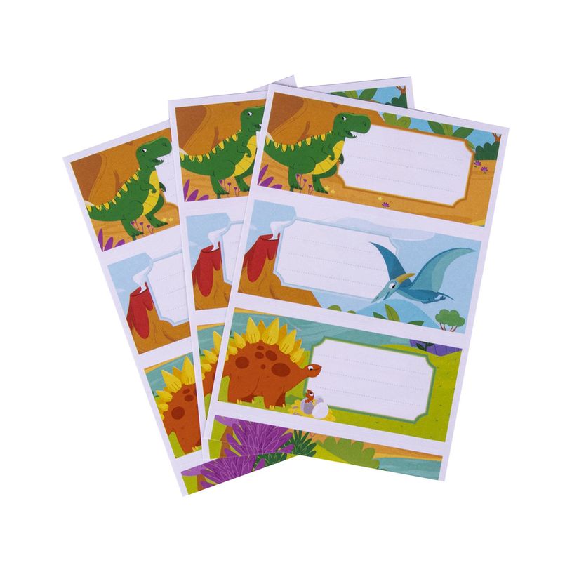 8410782184393-Apli Dinosaures - 9 Étiquettes scolaires - 36 x 81 mm-P_400008558_5-2