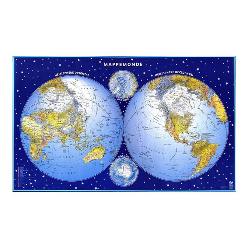 3135251365091-Viquel - Sous-main Planisphère - 59,8 x 36,5 cm-P_400008662_1-0