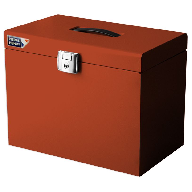 3219090404057-Pierre Henry - Classeur ménager en métal (valisette) avec 10 dossiers suspendus - disponi-P_400008802_3-2