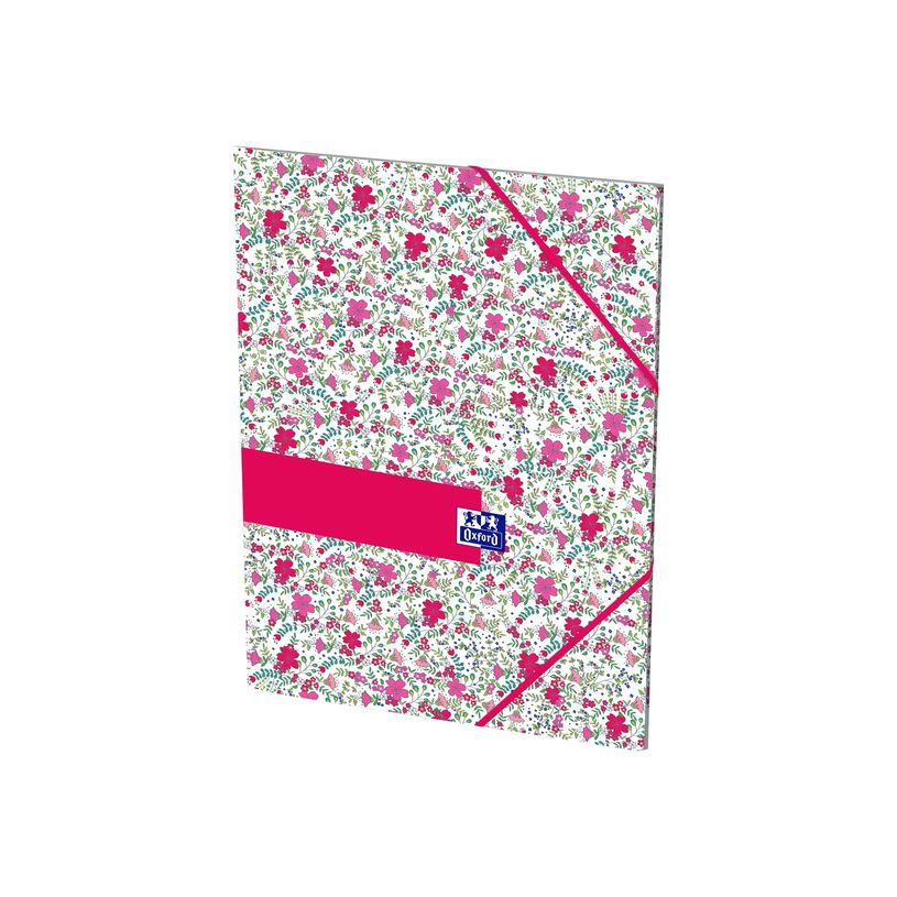 3045050400872-Oxford - Chemise à rabats - A4 - pour 200 feuilles - motif fleurs-P_400008820_1-0