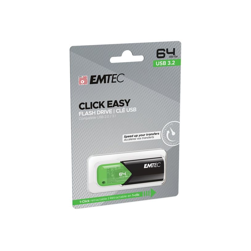 3126170173157-Emtec B110 Click Easy 3.2 - clé USB 3.2 - 64 Go - vert-P_400008841_3-2