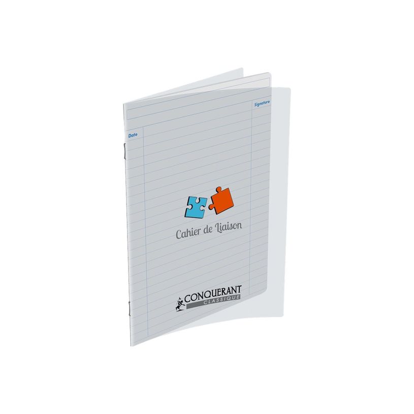 3020120082028-Conquérant Classique - Cahier de liaison - 17 x 22 cm - 48 pages - ligné-P_400008849_1-0