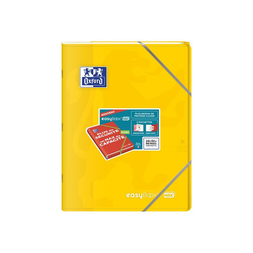 3020120165783-Oxford EasyBook Max - Cahier polypro 24 x 32 cm - 96 pages - grands carreaux (Seyes) - disponi-P_400008853_2-1