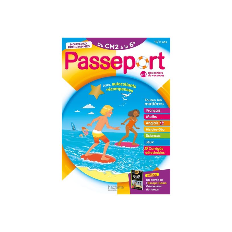 9782017147886-Passeport Cahier de Vacances - Du CM2 à la 6ème - livre d'exercices-P_400008900_1-0