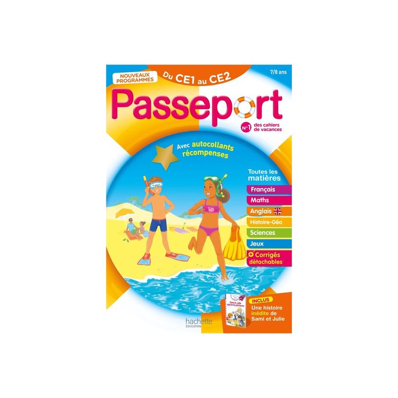 9782017147855-Passeport Cahier de Vacances - Du CE1 au CE2 - livre d'exercices-P_400008908_1-0