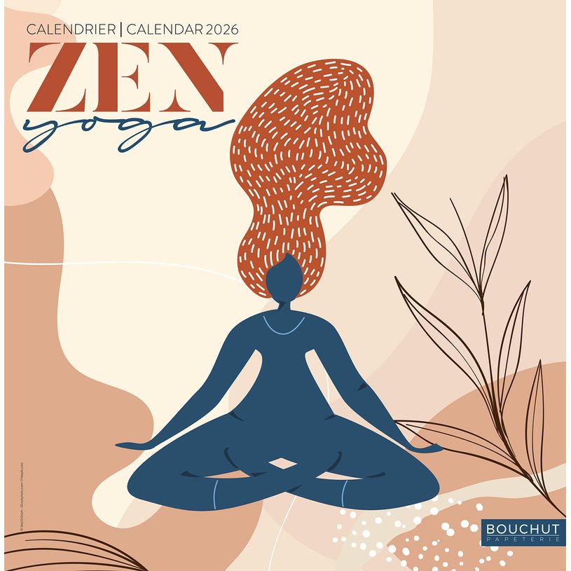 3592930027129-Calendrier illustré BOUCHUT 30 x 30 cm ZEN Pefc 70 %--0