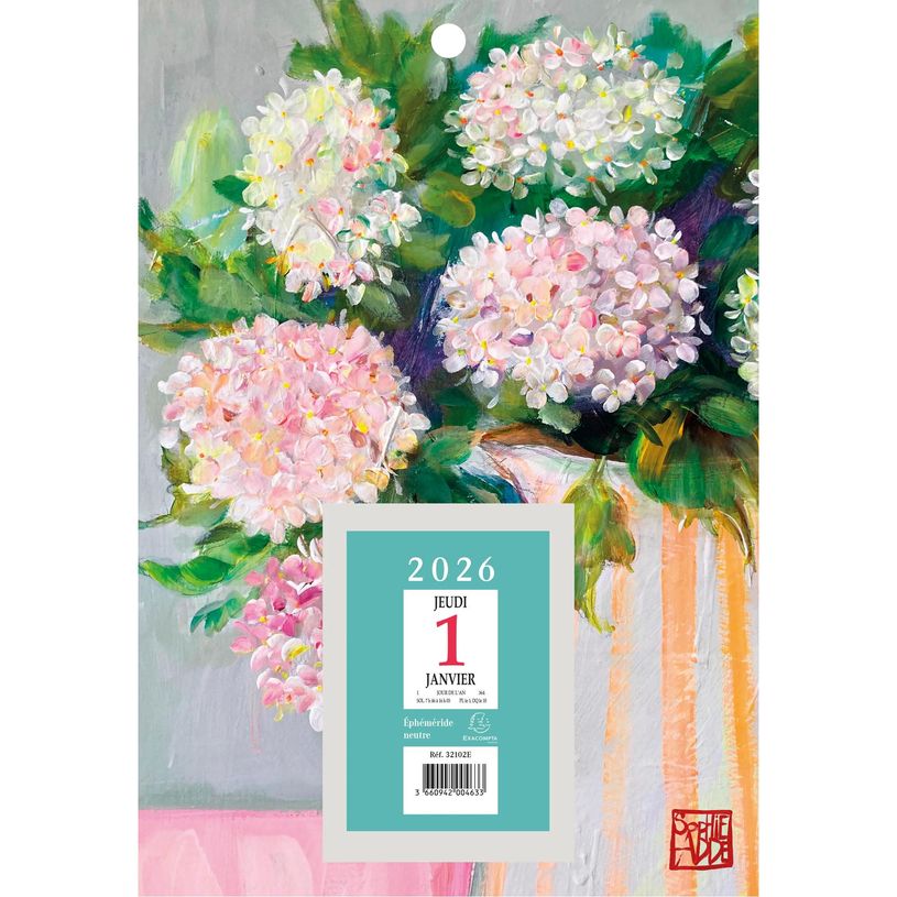 3660942074537-Exacompta - Plaque avec bloc éphéméride Sophie Adde - différents modèles disponibles--2