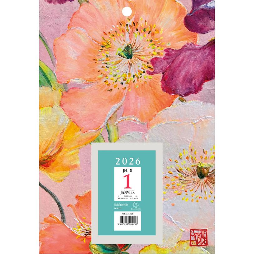 3660942074537-Exacompta - Plaque avec bloc éphéméride Sophie Adde - différents modèles disponibles--3