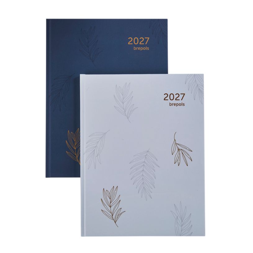 5412303375733-Agenda Flo&Fleur - 1 semaine sur 2 pages - 17 x 22 cm - différents modèles disponibles - Brepols--0