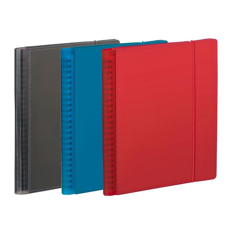 3147280153877-Agenda spiralé à élastique Oxford My Fab - 1 semaine sur 2 pages - 21 x 29,7 cm - disponible dans différentes c--0