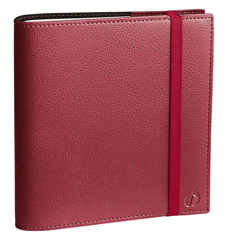 3371010458301-Agenda spiralé à élastique Time & Life Medium - 1 semaine sur 2 pages - 16 x 16 cm - rose irisé - Q--0