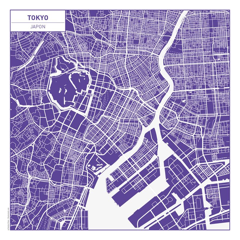 3592930018172-Bouchut Plans De Villes Design - Calendrier illustré mensuel - 15 x 15 cm-P_400009188_3-2