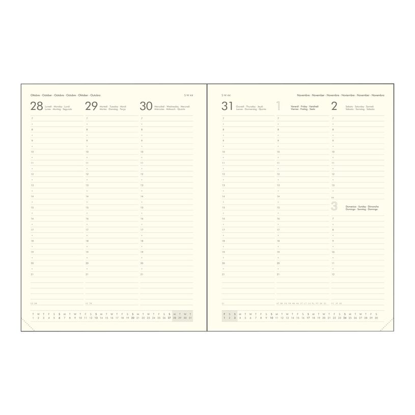 8052461968582-Legami - Agenda 1 semaine par page - 19,5 x 26,5 cm - vert anglais-P_400009240_1-1