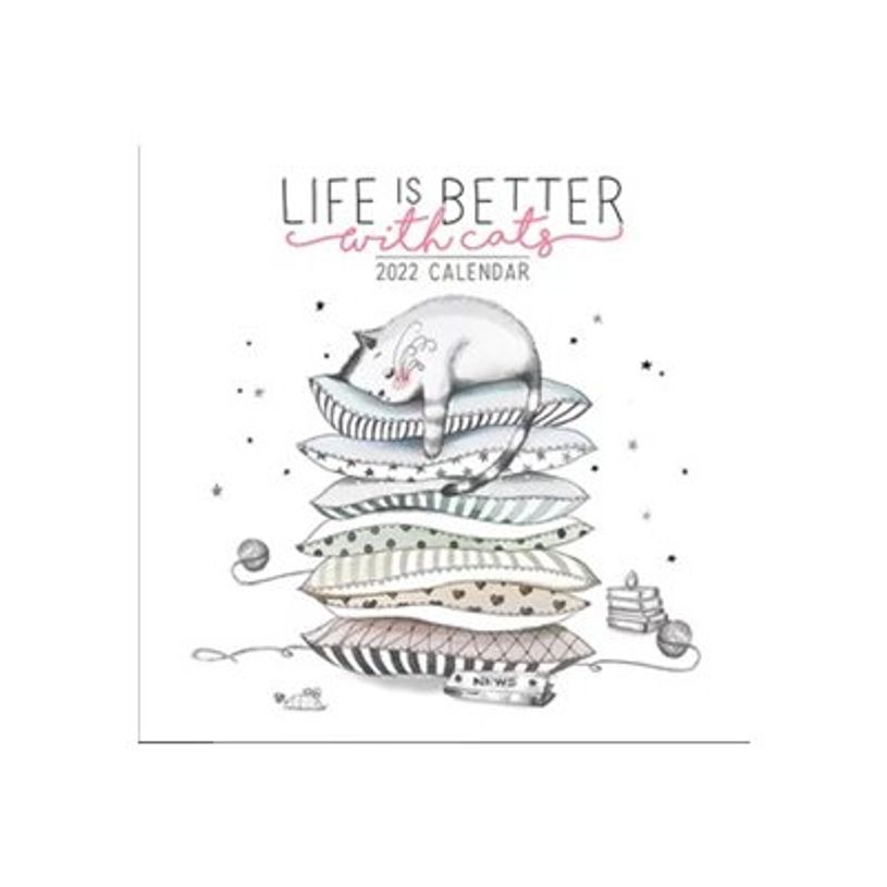 8054320561927-Legami Sketchy Cats - Calendrier mural - 30 x 29 cm-P_400009280_2-0