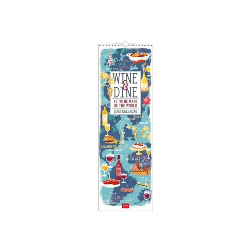 8054320562412-Legami Wine & Dine - Calendrier illustré mensuel - 16 x 49 cm-P_400009300_1-0
