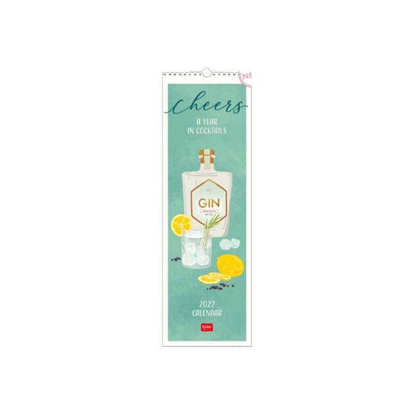 8054320562429-Legami Cheers - Calendrier illustré mensuel - 16 x 49 cm-P_400009301_1-0