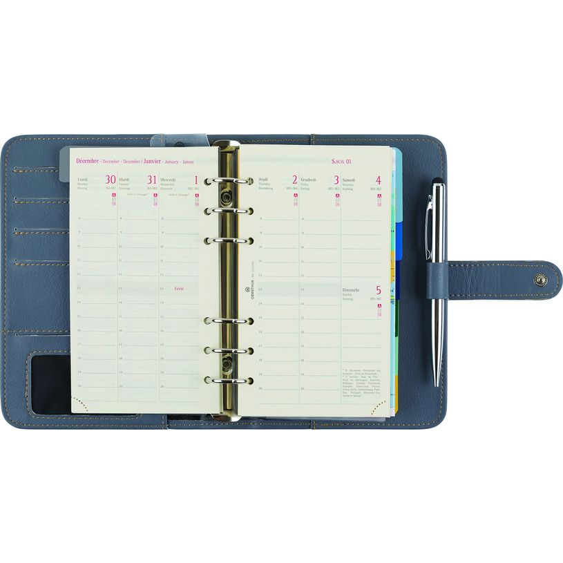 3664447135533-Milano - Organiseur bleu galet - 14 x 18,5 cm - Oberthur-P_400009324_3-1