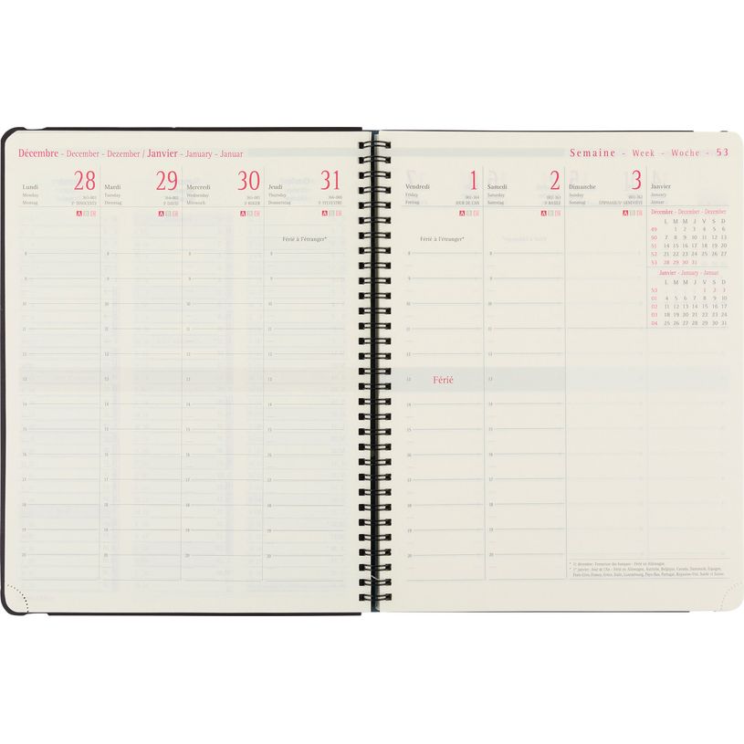 3664447107707-Agenda à spirale Medicis - 1 semaine sur 2 pages - 22 x 28 cm - disponible dans différen-P_400009327_5-4