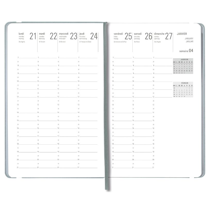 3664447109183-Agenda Cervin - 1 semaine sur 2 pages - 13,4 x 21 cm - disponible dans différentes couleu-P_400009334_5-4