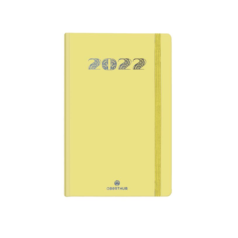 3664447107035-Agenda à élastique Cachemire - 1 semaine sur 2 pages - 10 x 15 cm - disponible dans diff-P_400009336_3-2