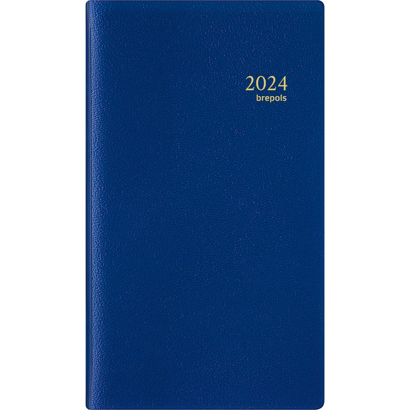 5412303124188-Agenda Notaplan Genova - 1 semaine par page - 9 x 16 cm - noir - Brepols-P_400009367_1-0