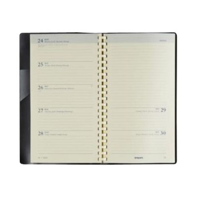 0404000093695-Recharge d'agenda Notaplan - 1 semaine sur 2 pages - 9 x 16 cm - Brepols-P_400009369_1-0
