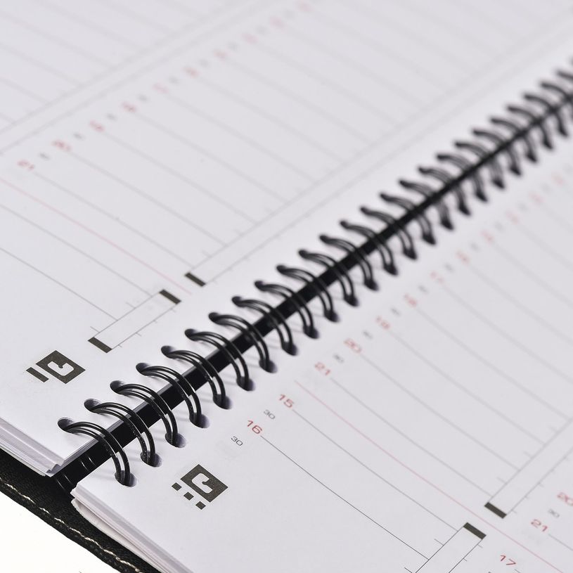 3147280124532-Agenda organiseur spiralé Oxford Voyage - 1 semaine sur 2 pages - 15 x 21 cm - noir - Ham-P_400009476_4-3