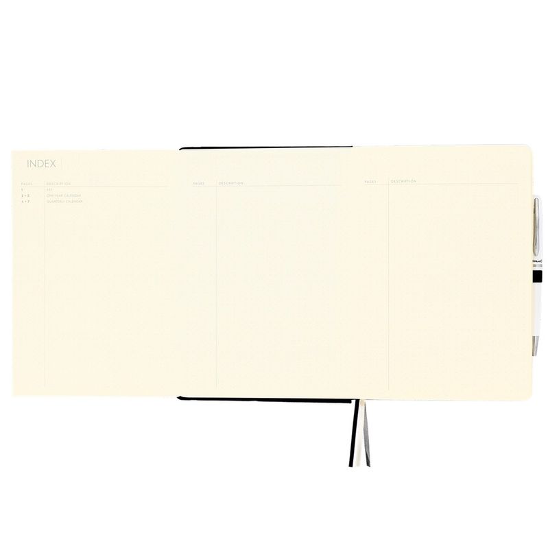 3147280166617-Agenda Oxford My Journal perpétuel - 2 jours par page - 15 x 21 cm - noir - Hamelin-P_400009494_11-10