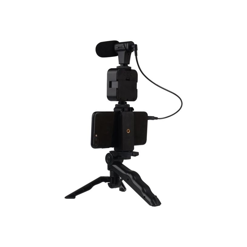 3571211456964-Bigben Vlogging kit live stream - kit d'accessoires contenant un trépied, une Led flash, un -P_400009644_4-2