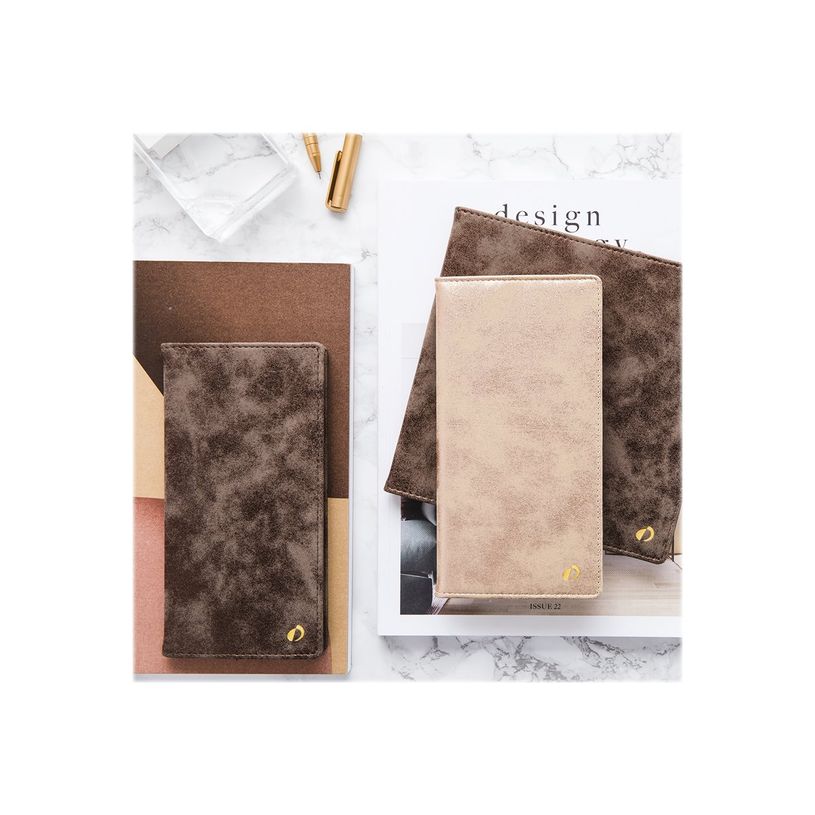 3371010461394-Agenda Nacre Italnote - 1 semaine sur 2 pages - 8,8 x 17 cm - marron - Quo Vadis-P_400009654_1-2