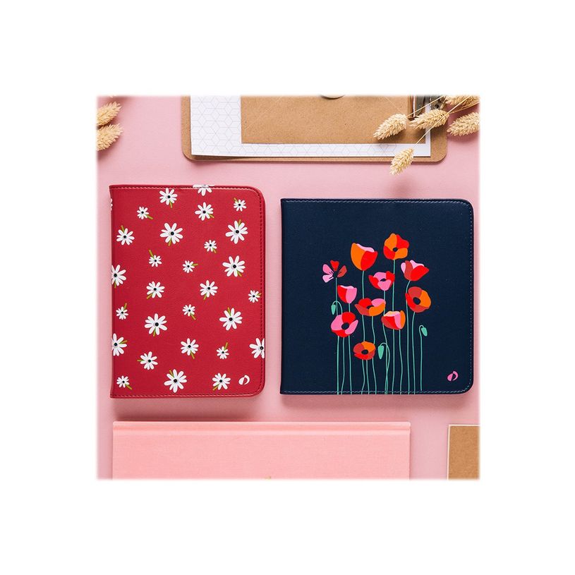 3371010459353-Agenda Bloom - 1 semaine sur 2 pages - 16 x 16 cm - bleu - Quo Vadis-P_400009686_1-2