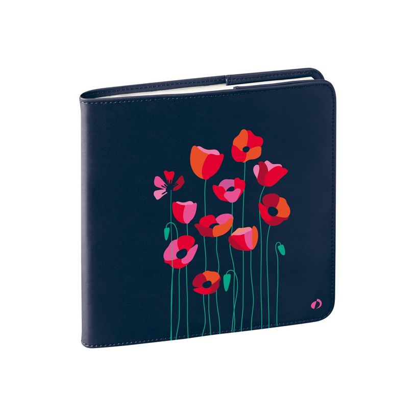 3371010459353-Agenda Bloom - 1 semaine sur 2 pages - 16 x 16 cm - bleu - Quo Vadis-P_400009686_3-0