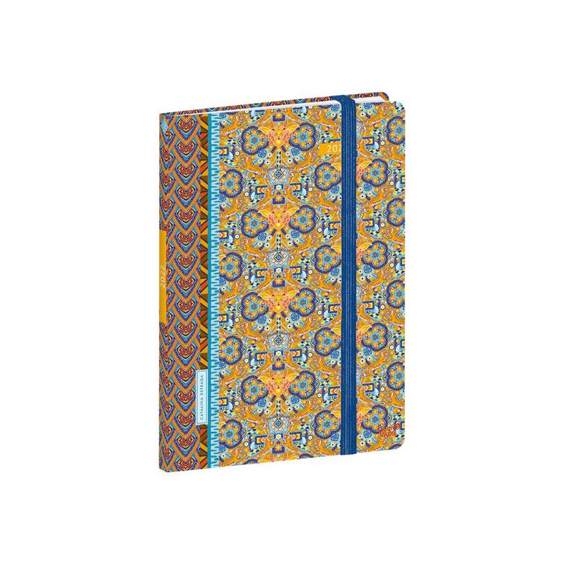 3371010467969-Agenda à élastique Catalina Estrada - 1 semaine sur 2 pages - 16 x 24 cm - tigre - Quo V-P_400009691_2-0