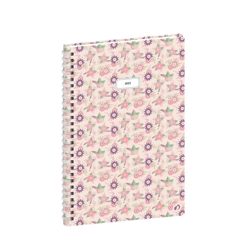 3371010461585-Agenda à spirale Daisy - 1 semaine sur 2 pages - 16 x 24 cm - bucolique - Quo Vadis-P_400009696_1-0