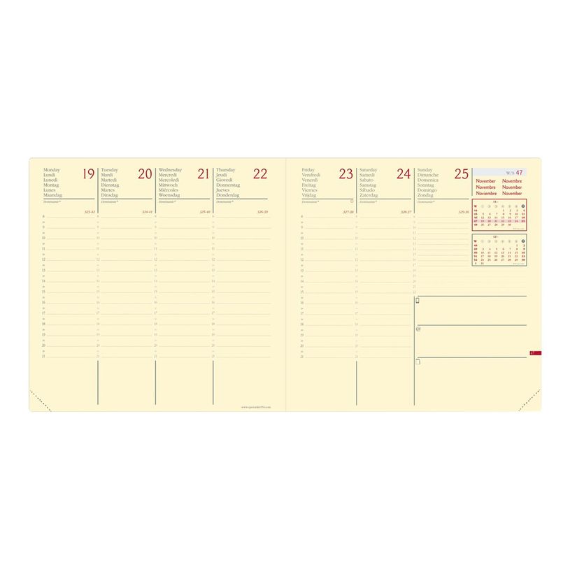 3371010459209-Agenda Sahara Executif Prestige avec répertoire - 1 semaine sur 2 pages - 16 x 16 cm - no-P_400009709_1-1