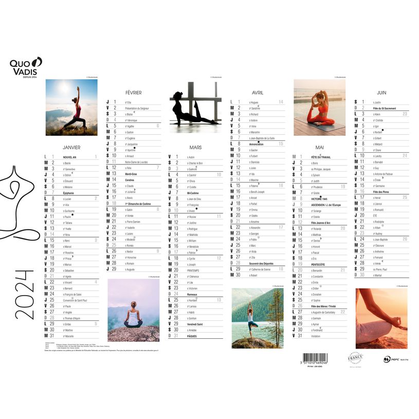 3371010469246-Quo Vadis - Calendrier Fantaisie 6 mois par face - 43 x 33,5 cm - yoga-P_400009728_1-0