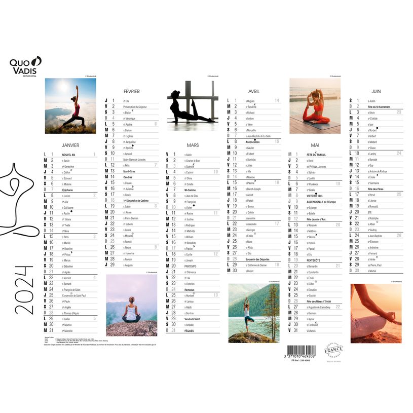 3371010469208-Quo Vadis - Calendrier Fantaisie 6 mois par face - 27 x 21 cm - yoga-P_400009731_1-0