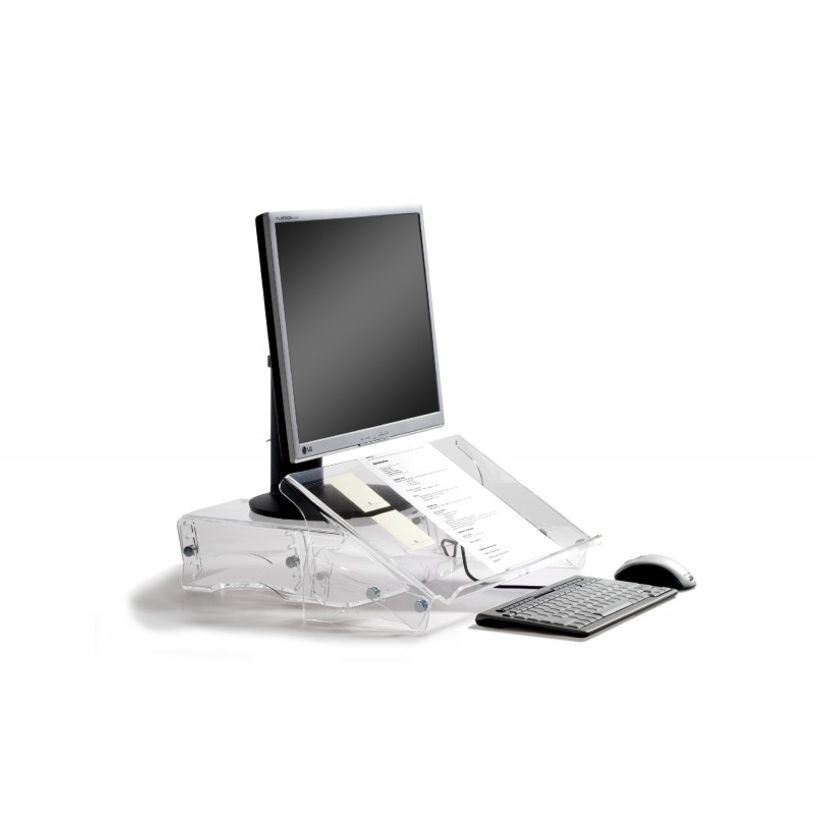8717399990097-Bakker Elkhuizen Q-riser 140 - support écran avec porte document-P_400009903_3-2