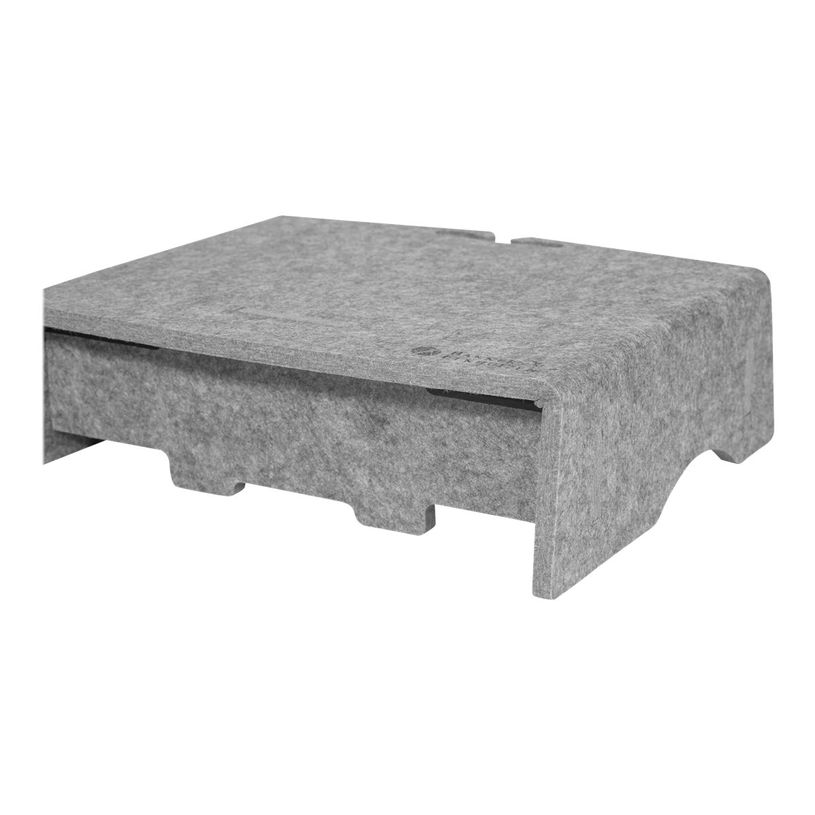 8719274674085-Bakker Elkhuizen Q-riser 90 circular - support écran - gris-P_400009912_1-0