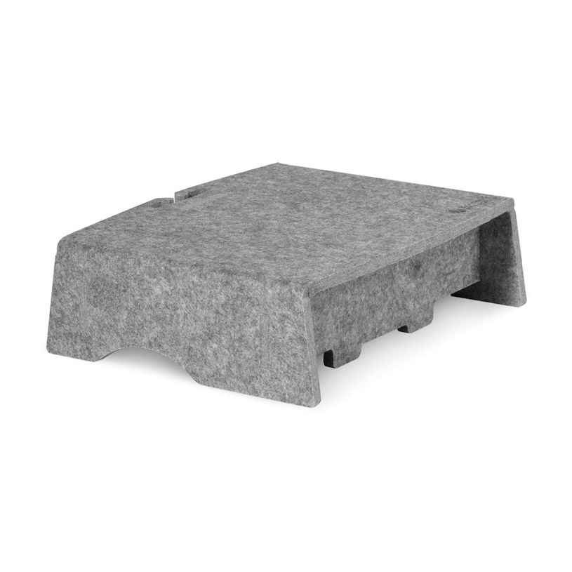 8719274674085-Bakker Elkhuizen Q-riser 90 circular - support écran - gris-P_400009912_12-7