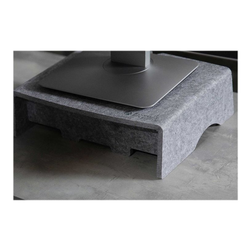 8719274674085-Bakker Elkhuizen Q-riser 90 circular - support écran - gris-P_400009912_3-2