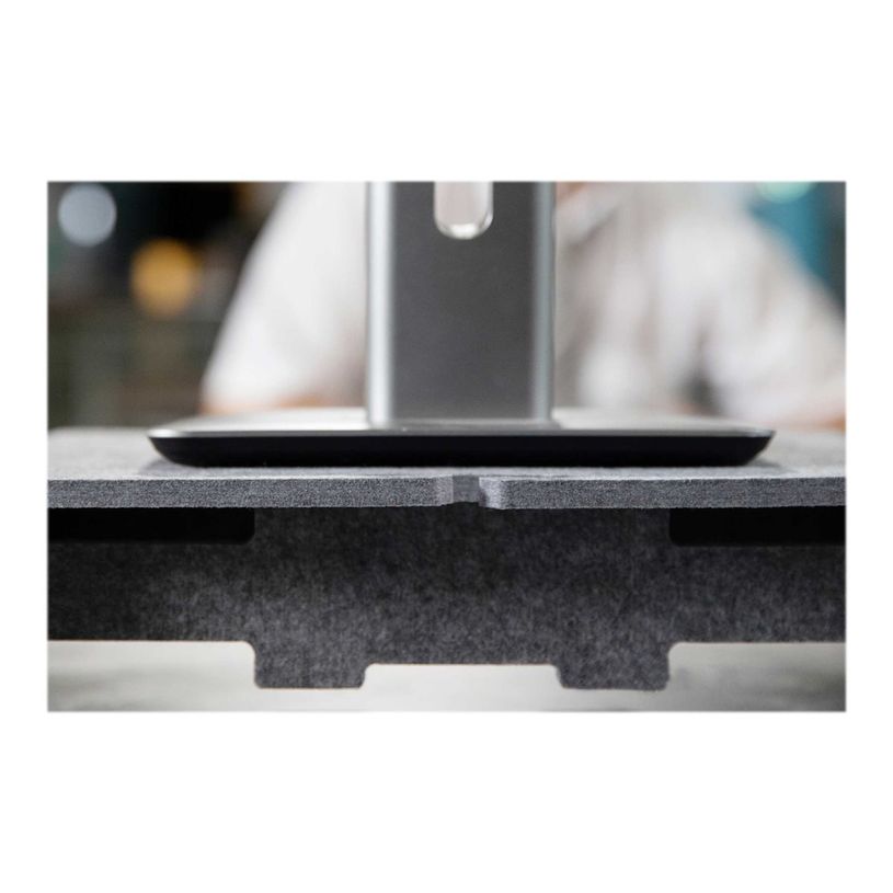 8719274674085-Bakker Elkhuizen Q-riser 90 circular - support écran - gris-P_400009912_4-3