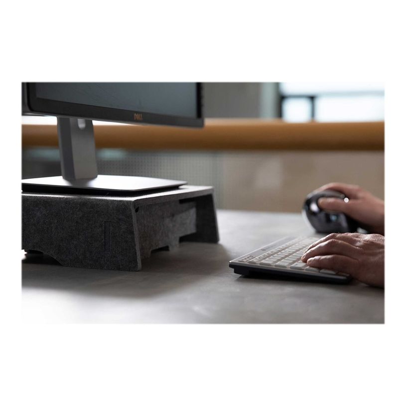 8719274674085-Bakker Elkhuizen Q-riser 90 circular - support écran - gris-P_400009912_5-4