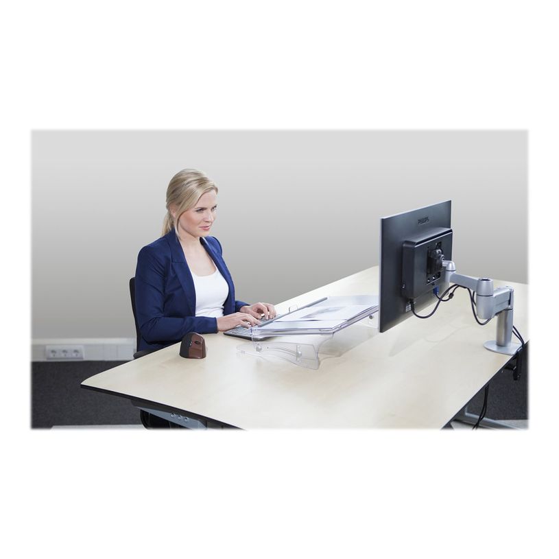 8717399995016-Bakker Elkhuizen Space-arm - bras porte écran simple - blanc-P_400009927_5-4