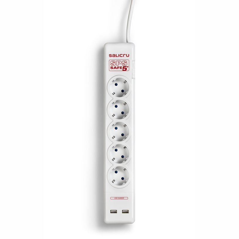8436035921638-SALICRU SPS SAFE 5+ - Multiprise avec interrupteur 5 prises+ 2 ports USB 2.1A - 1,5m-P_400009973_2-1