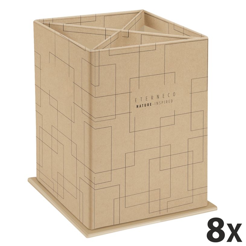 9002493094727-Exacompta Eterneco - 8 Pots à crayons - brun motifs géométriques-P_400010025_1-0